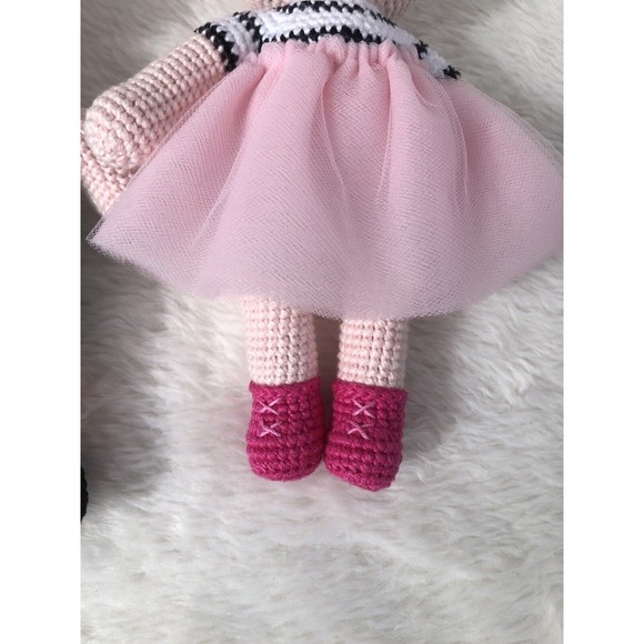 2 Piggy doll Couple, Handmade Dolls, Peggy’s Crochet, Baby Crochet Plush Toy - Picture 6 of 16